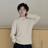 Suéter cárdigan de punto suave, versátil, con botones diagonales, estilo retro, para niños mayores, de otoño e invierno