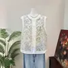 Chal Bordado Zhi Li 2026 Verano Nuevo Estilo Estilo Chino Cuello Redondo Chaleco Chal Mujer Verano Delgado Estilo Ropa Exterior