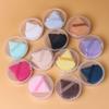 Esponja para Polvos Sueltos, Terciopelo de Cristal, Esponja de Maquillaje de Doble Cara Ultra Suave, Herramienta de Maquillaje Más Vendida Transfronteriza, Polvo Compacto Seco para Maquillaje Miel