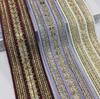 En stock Venta Directa Estilo Étnico Retro Accesorios para Material de Zapato Línea Dorada y Plateada Cinta Estilo Arroz Cinturón Estilo Bohemio