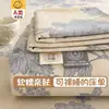 Lençol de linho vintage espessado Classe A para cama de solteiro, lençol de algodão-linho lavado original, peça única para dormitório estudantil, conjunto de três peças