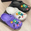 Zapatillas de verano lindas, impermeables, modernas, para enfermera, antideslizantes, versátiles, de dibujos animados, para baño, de punta cerrada, sencillas, de media caña