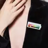 Broche Personalizado Meu Poder Social Broche Criativo Personalizado Insígnia Deslizante Broche de Gerenciamento de Emoções Joia