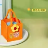 2026 Novo Dia do Professor Bolsa de Feltro Portátil Armazenamento de Mesa Bolsa de Feltro Sacola de Presente para o Dia do Professor