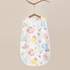 Saco de dormir de gaze de algodão recém-nascido saco de dormir anti-frio bebê integrado anti-chute colcha sem mangas colete crianças saco de dormir