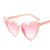 Gafas de sol personalizadas estilo europeo y americano con forma de corazón, moda corazón de durazno, montura grande, gafas personalizadas con logo imprimible
