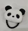 Presilha de cabelo fofa de pelúcia de panda, grampo de cabelo para a parte de trás da cabeça feminina, clipe de desenho animado, para coque, clipe tubarão, acessórios de cabelo, adorno de cabeça, outono e inverno