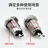 Enchufe de alimentación CC de alta corriente de metal Rosca larga de pin DC-099 5521 5525 Pin Puerto de carga para electrodomésticos pequeños