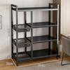 Estante prateleira piso sala de estar simples casa exposição estante prateleira de armazenamento ferro multi-camada rack de armazenamento de lanches