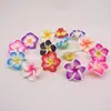 Fábrica de accesorios de flor de huevo de arcilla blanda de 20 mm material para pulsera tejida con cordón, collar, joyería para el cabello antigua DIY hecha a mano