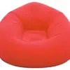 Silla Plegable Portátil de Ocio para una Persona para Exteriores y Interiores, Sillón Sofá para Dormitorio Balcón, Sofá Perezoso Inflable de Terciopelo