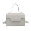 2024 Nueva Moda Bolso Cuadrado Pequeño Textura PU Bolso de Mano Avanzado Simple Bolso de Hombro Nicho Combinable Bandolera Bolso de Mujer