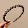 Diadema ondulada invisible sin costuras de corona alta para mujer, adecuada para uso diario, diadema que no aprieta, pinza para el pelo para lavarse la cara, accesorio para el pelo