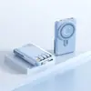Suporte de relógio de carregamento transfronteiriço tesouro sucção magnética carregamento sem fio tesouro 15W 10000 mA vem com fonte de alimentação móvel de quatro fios