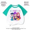 Grupo de Chicas Cazadoras de Kpop Camiseta de Manga Corta para Niñas Verano Tops para Niñas Ropa Infantil Algodón Puro Ropa de Verano para Bebés Moderna