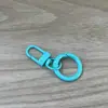 Nuevo Anillo de Resorte Hebilla de Puerta Pintura de Colores Llavero Anillo de Resorte Anillo de Cadena de Llaves Cadena de Llaves