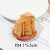 Pan de simulación helado fondo plano comida de juego Crema Gel carcasa para teléfono móvil diy hecho a mano material para accesorios de horquilla casera