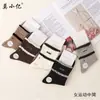 Novas meias de outono e inverno até a panturrilha para mulheres, com estilo preppy, design sem costura, material de algodão respirável e estampas de letras da moda, disponíveis para atacado