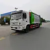 Caminhão compactador de lixo Dongfeng de 18 metros cúbicos com tanque de esgoto, estrutura totalmente fechada, projetado para a coleta e transporte de resíduos domésticos compactados