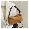 Bolso Nuevo de Moda Maillard de Nicho para Mujer, Bolso Cruzado Versátil Retro de Comercio Exterior, Bolso de Mano de Alta Calidad con Textura, Bolso Almohada