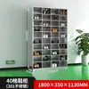 Gabinete de Zapatos de Acero Inoxidable Taller de Purificación Libre de Polvo Taburete para Cambiarse de Zapatos Vestidor de Laboratorio Gabinete de Zapatos de un Solo Lado Casillero con Múltiples Compartimentos