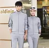 Traje deportivo para hombre, primavera y otoño, ropa deportiva para mujer, casual, dos piezas, traje para pareja, mismo traje deportivo para correr, traje para grupo