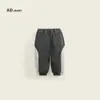 2025 Ropa Infantil Otoño e Invierno Ropa Infantil Estilo Coreano Cómodo Agradable a la Piel Forro Polar Pantalones Casuales Ropa de Otoño para Niñas Pantalones de Chándal de Invierno para Niños