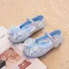 2026 Nuevos Zapatos Individuales Dulces Lindos para Niña Zapatos Brillantes para Niñas Zapatos de Cuero para Niños Suela Suave Moda Zapatos de Princesa