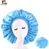 Chapéu Redondo Colorido Oversized Touca de Dormir Elástica de Aba Larga Chapéu para Quimioterapia de Cor Sólida TJM-405A