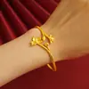 Pulsera de Loto Chapada en Oro para Mujer, Elegantes Semillas de Loto y Accesorios de Loto, Pulsera Ajustable, Accesorios de Lujo Ligero al por Mayor