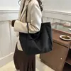 2025 Bolso de Hombro Nuevo, Bolso Tote, Versátil para el Trabajo Diario, Bolso Cruzado de Gran Capacidad, Bolso de Hombro Retro de Color Sólido