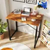 Escritorio de oficina conveniente y ligero, escritorio pequeño de estudio de moda, banco de trabajo de escritura y estudio moderno y simple para dormitorio del hogar