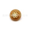 Botão de resina de metal para camisa, botão de imitação de flor de 11,5 mm, jade, nacional, costura à mão, fivela de atacado