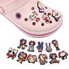 Circo Digital Mágico Sapatos Fofos de Caverna Sapatos Fivela de Sapato Flor Personalidade Borracha Macia Acessórios para Sapatos Joia Fivela Decorativa