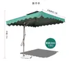Fábrica de Shenzhen paraguas grande parasol exterior soporte de seguridad paraguas Propiedad de imagen paraguas romano resistente al viento paraguas protector de puerta