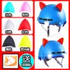 Casco de Coche Eléctrico Decoración de Orejas de Gato Pegatina Decorativa Casco de Motocicleta Joyería de Orejas de Gato Cuerno de Decoración Universal Demonio