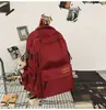 Mochila casual de estilo japonés ins, de trabajo, moderna, genial, para parejas, modelo de alta calidad con amortiguación de aire, mochila de entrenamiento para atletas de secundaria