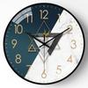 Reloj Moderno Sencillo Reloj de Pared Sala de Estar Arte Popular Reloj Silencioso Moda Luz y Sombra Decoración Personalizada Piedra Huang Shihua