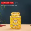 Latas de Té Rectas de Color Esmaltado Jingdezhen Cerámica Sellada Retro de Lujo Ligero Estilo Chino Nuevo Decoración del Hogar