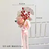 Nuevos tiradores de puerta florales versátiles para respaldo de silla de boda al aire libre, decoraciones florales para escaleras, decoraciones para coche de boda en la iglesia y accesorios florales artificiales.