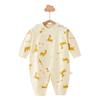 Roupas para Bebê Recém-Nascido Macacão Primavera e Outono Pijama 100% Algodão Bebê Recém-Nascido Manga Longa Sem Costura Abertura Diagonal Hakkayak Roupa de Escalada