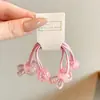Elástico de Cabelo Estilo Coreano para Rabo de Cavalo Alto para Meninas, Elástico de Cabelo para Coque com Sensação de Luxo, Não Danifica o Cabelo, Elástico Duplo