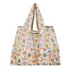 Bolsa de Compras Plegable para Supermercado Tela Floral Portátil Poliéster Bolsa de Almacenamiento Portátil Gran Capacidad Rectangular Engrosada Venta al por Mayor