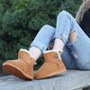 Botas de Nieve Cortas de Invierno 2025 para Mujer, Forradas de Felpa, Engrosadas, Cálidas, de Moda, Versátiles, Antideslizantes con Hebilla, Zapatos de Algodón para el Noreste