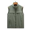 Chaleco Forrado de Polar para Hombre de Doble Cara para Usar en Invierno con Polar, Estilo Workwear, Engrosado, Tallas Grandes, Chaleco, Overol, Logo Personalizado