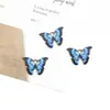 Pingentes Esmaltados de Borboleta Colorida para Fazer Brincos e Penduricalhos de Orelha, Materiais para Acessórios de Joias Artesanais, Pingentes DIY