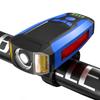 Ciclocomputador Transfronteiriço, Buzina, Luz, Display Eletrônico Multifuncional Farol, Luz de Bicicleta Antirreflexo, Luz de Ciclismo USB