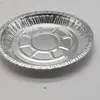 Caja de Embalaje Redonda Desechable de Gran Capacidad, Tazón para Llevar, Bandeja de Papel de Aluminio para Pescado a la Parrilla y Almejas, Suministro Directo del Fabricante, Caja de Comida de Papel de Aluminio