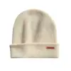 Nueva colección de otoño e invierno: Gorro de punto para mujer, liso, versátil, cálido y grueso, con copa redonda