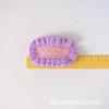 Pinza para el pelo tejida a mano color Joker accesorios para el pelo de lana para niña rosa dulce fresco clip de pompón para el pelo clip para flequillo